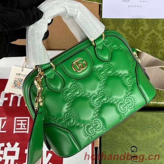 GUCCI GG MATELASSE HANDBAG 727793 green