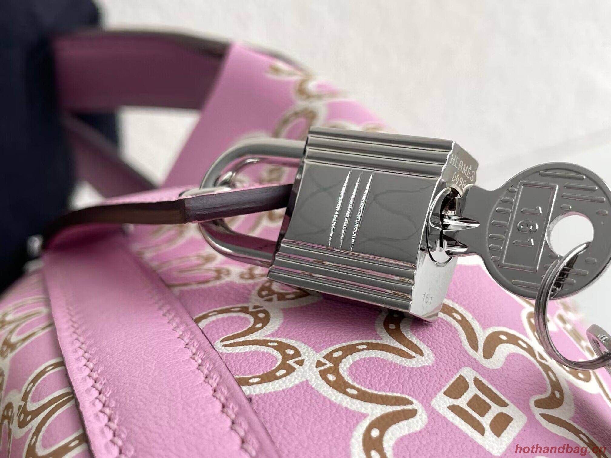 Hermes Mini Picotin 14 Lock Bags Original Swift Leather PL5302 Flower Pink