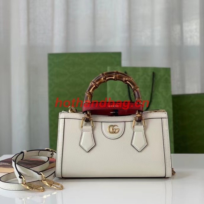 GUCCI DIANA SMALL SHOULDER BAG 735153 White