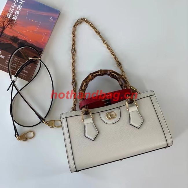 GUCCI DIANA SMALL SHOULDER BAG 735153 White