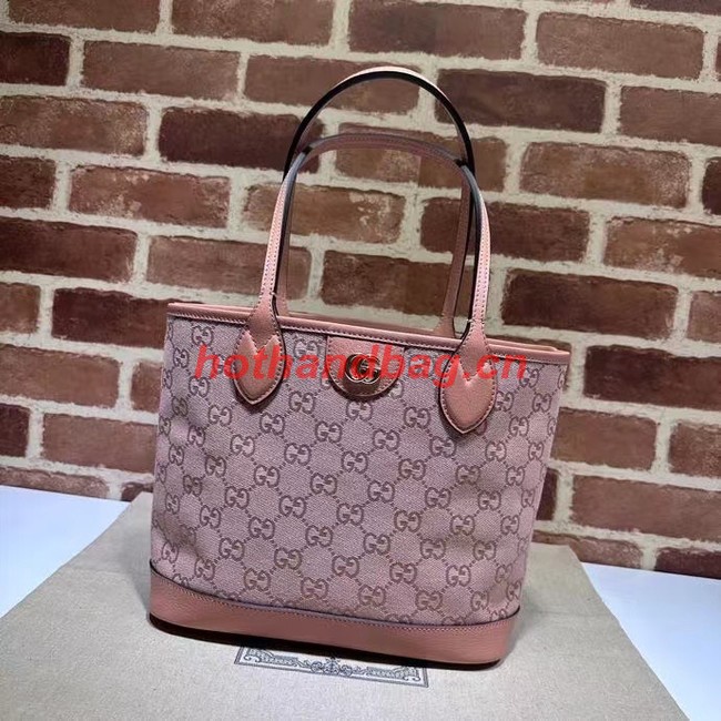 GUCCI OPHIDIA SMALL TOTE BAG 742102 pink