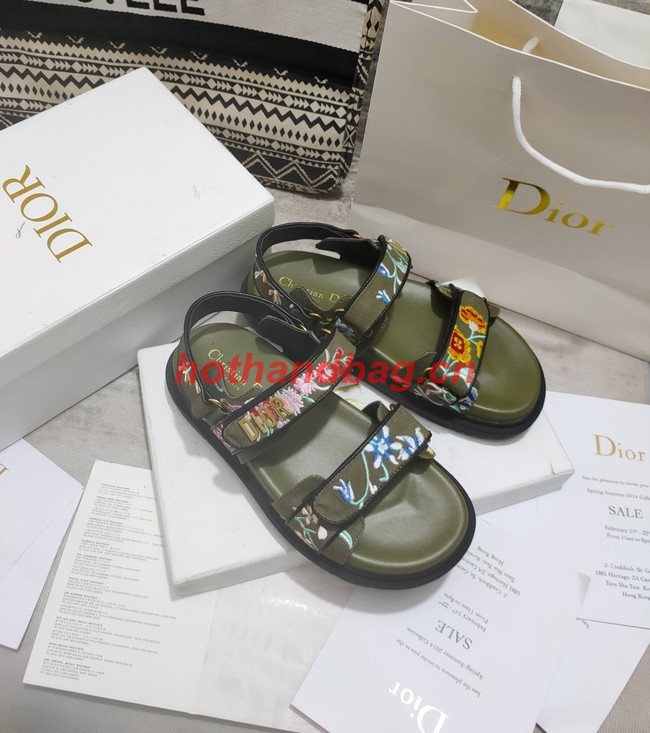 DIORACT SANDAL Satin Lambski 93523-3