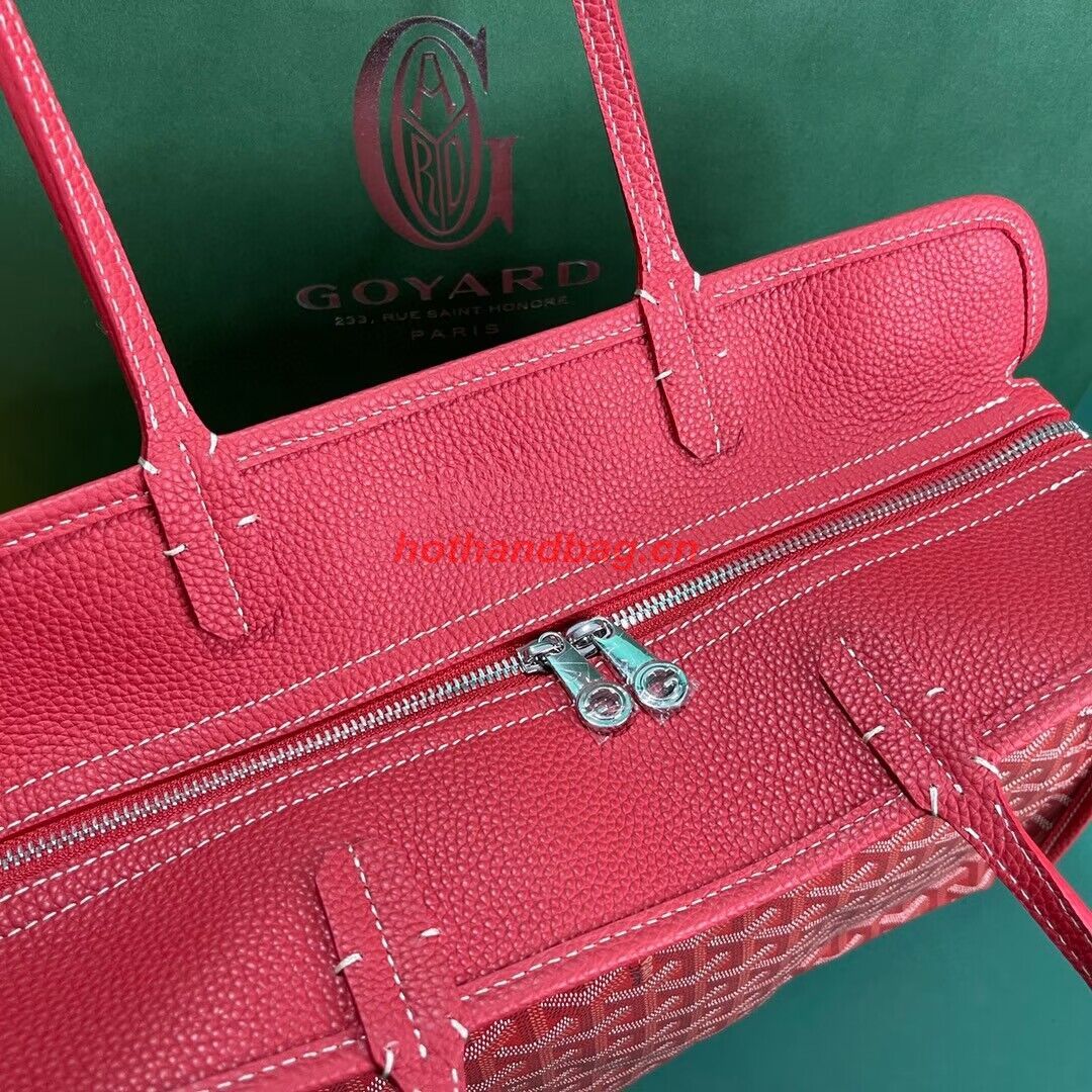 Goyard Hardy 2 Original Calfskin Leather Pet Bag 20299 Red