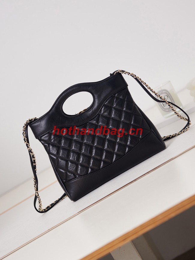 CHANEL 31 MINI SHOPPING BAG AS4133 DARK BLACK