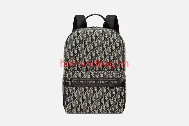 Dior Essentials RIDER BACKPACK Beige and Black Dior Oblique Jacquard 1VOBA087YKY