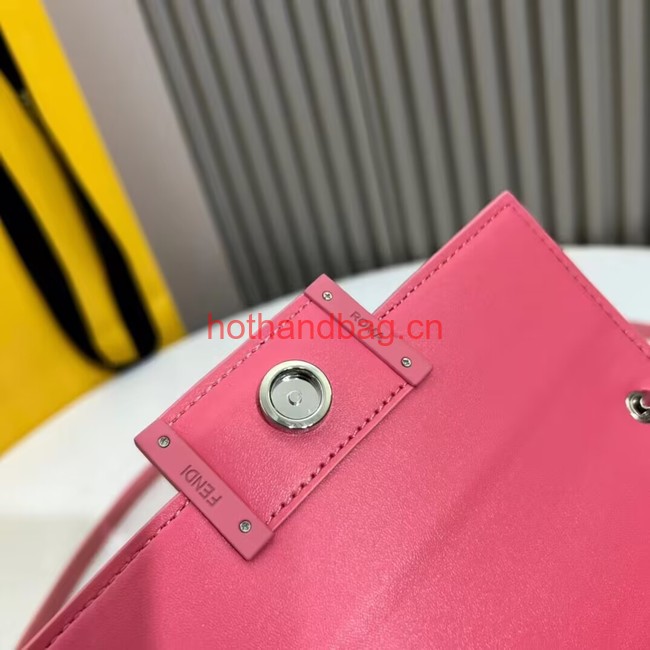 Fendi Baguette leather bag F1531 pink