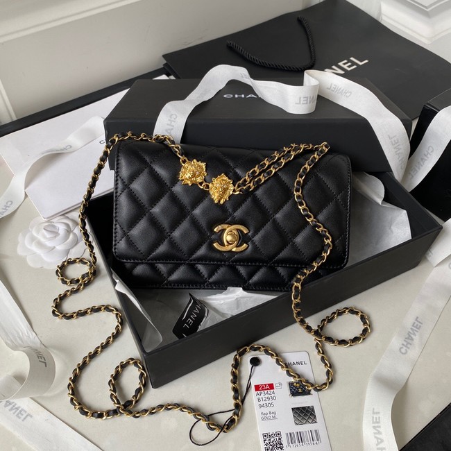 Chanel MINI FLAP BAG AP3424 black