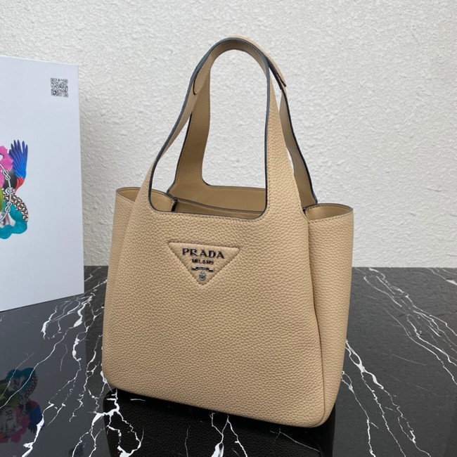 Prada Medium leather tote 1BG335  Beige