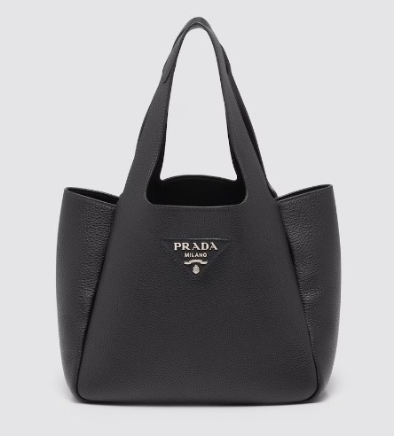 Prada Medium leather tote 1BG335 black