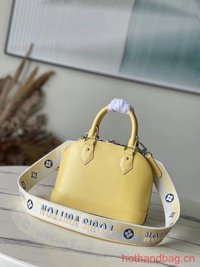 Louis Vuitton Alma BB M22213 Jaune Plume Yellow