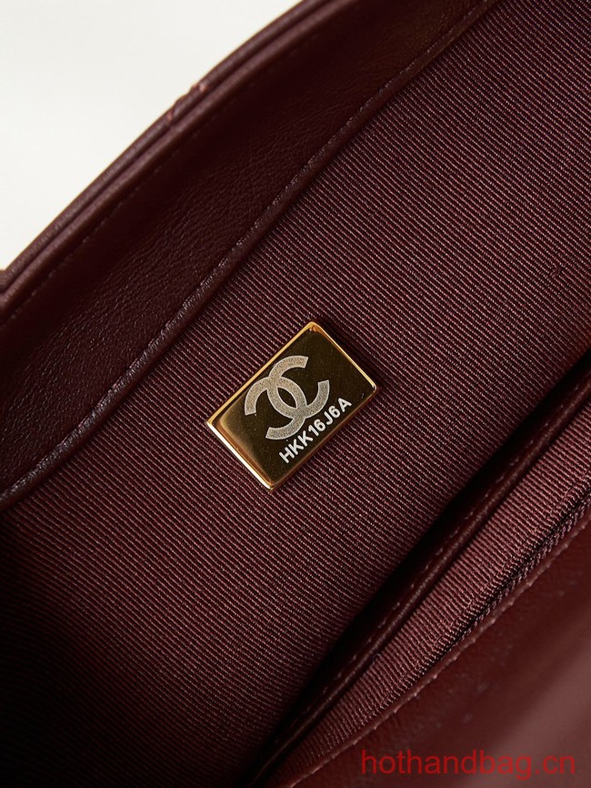 Chanel SMALL FLAP BAG AS4231 Wine