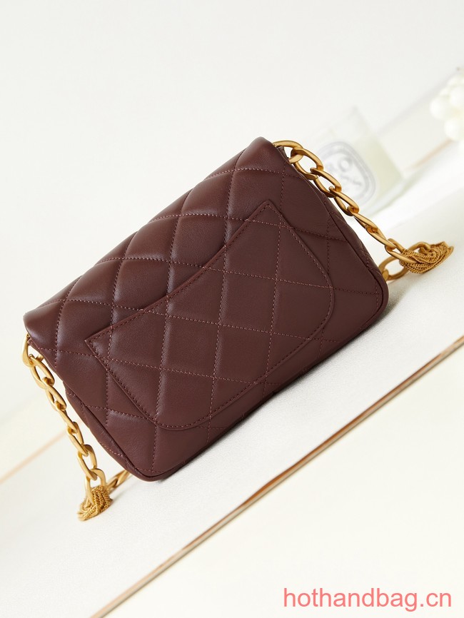 Chanel SMALL FLAP BAG AS4231 Wine