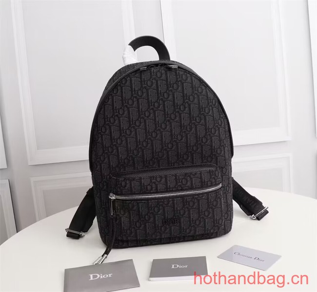 DIOR BACKPACK Oblique Jacquard CM1089 black