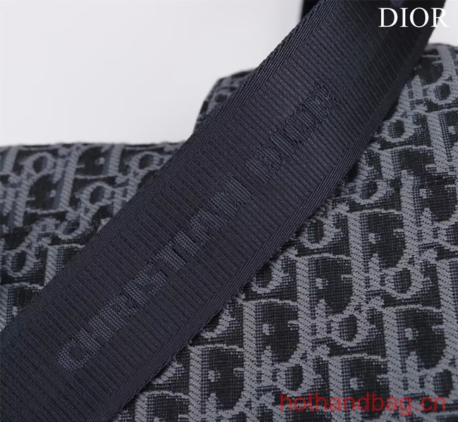 Dior Essentials SADDLE BAG Oblique Jacquard 1ADPO093 dark blue