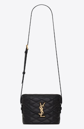 SAINT LAUREN JUNE BOX BAG IN QUILTED LAMBSKIN Y910080 black