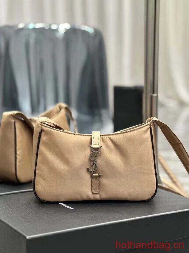 SAINT LAURENT Nylon Shoulder Bag Y988228 apricot