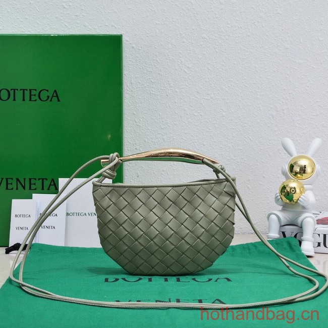 Bottega Veneta Mini Sardine 744267 Taupe grey