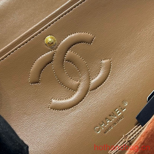 Chanel CLASSIC HANDBAG A1112 BROWN