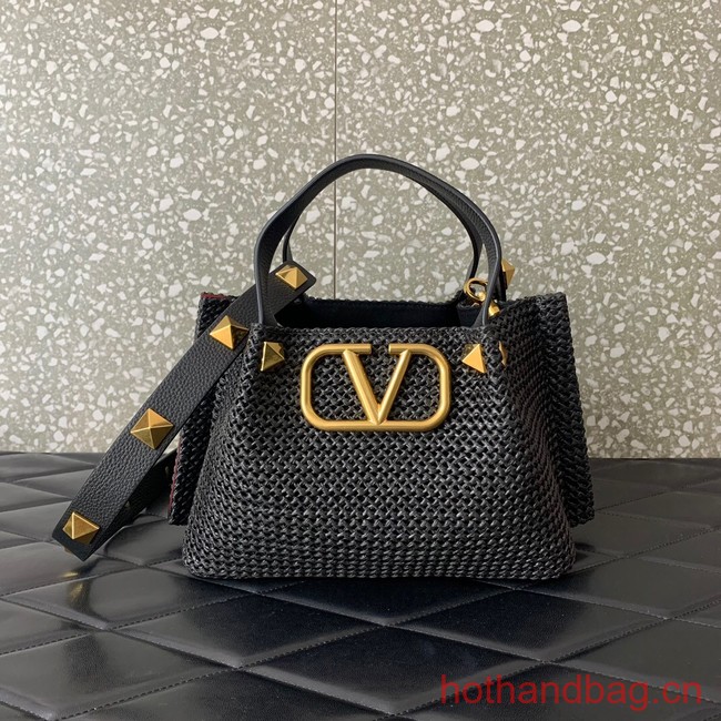 VALENTINO Knitting Shoulder bag 0330 black