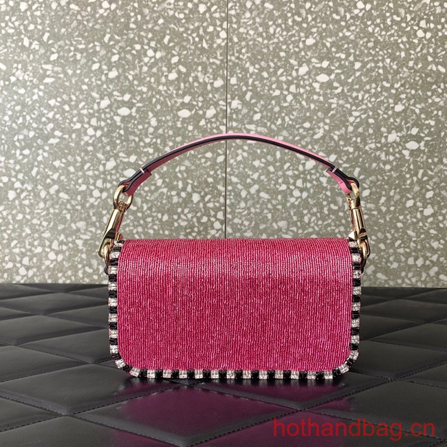 VALENTINO V-logo MINI LOCO bag beads 5032B pink