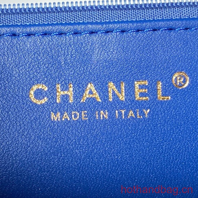 Chanel MINI FLAP BAG AS3791 blue