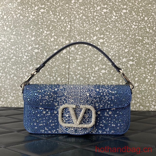 VALENTINO GARAVANI Loco Calf leather bag 2B0K3C blue