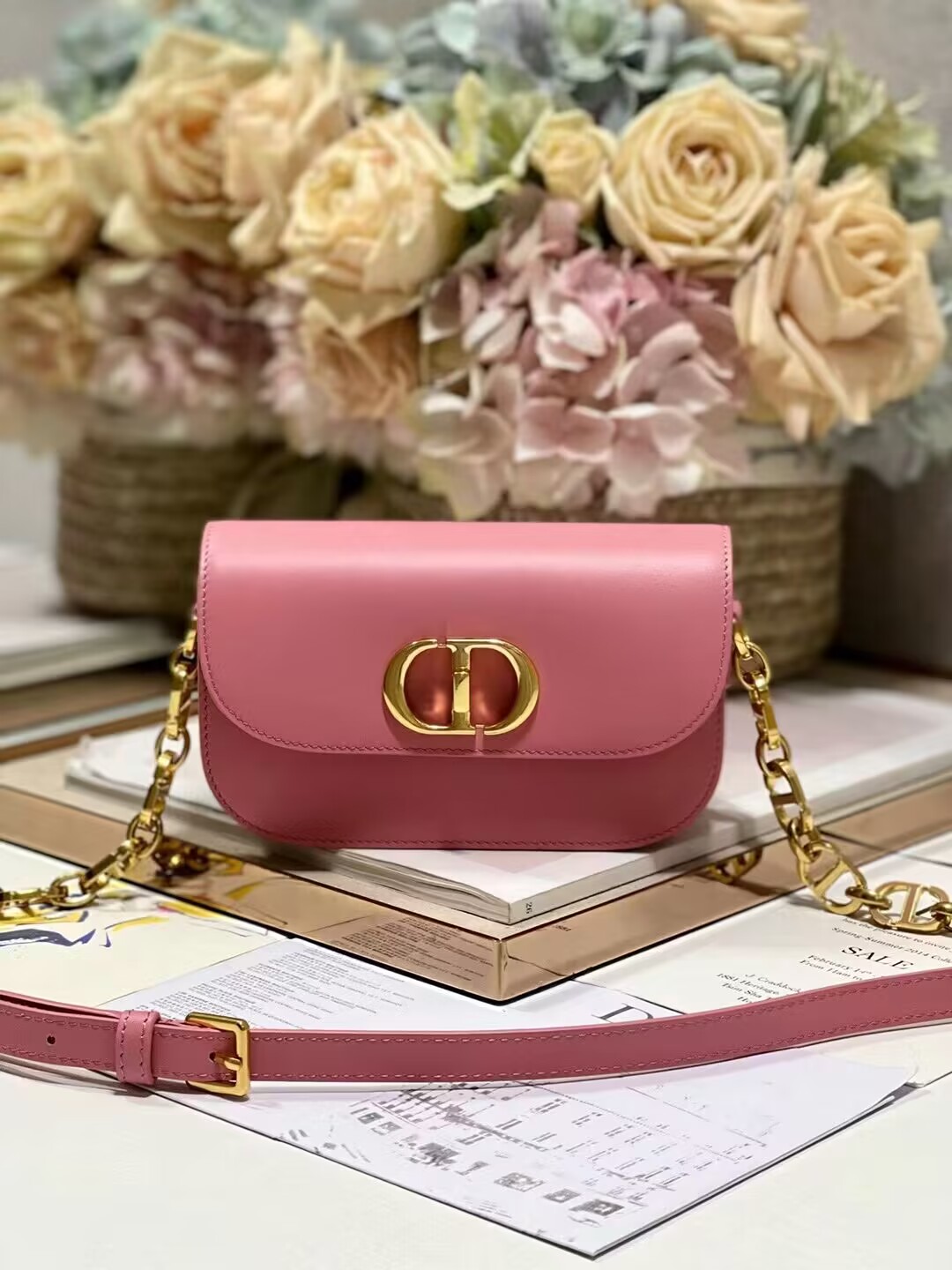 DIOR Box Calfskin M9261U pink