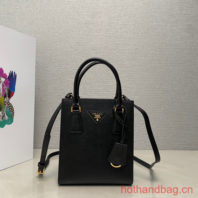 Prada Saffiano leather handbag 1BA358 black