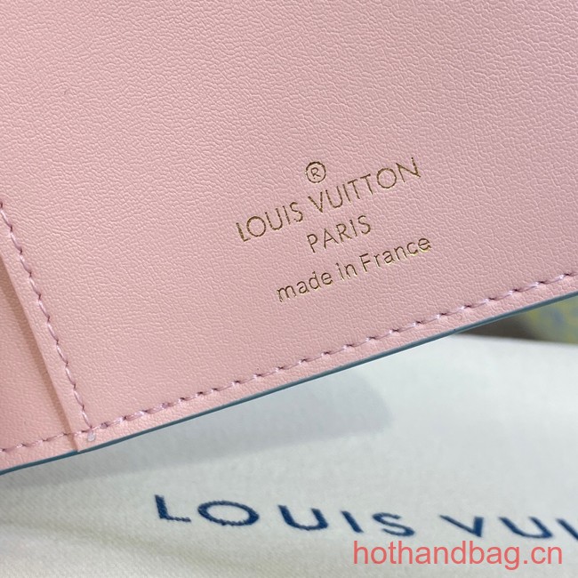 Louis Vuitton Vertical Wallet M81367 Blue