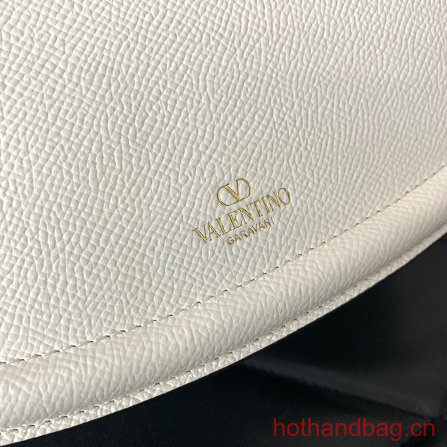 VALENTINO VSLING granular calfskin bag P098 white