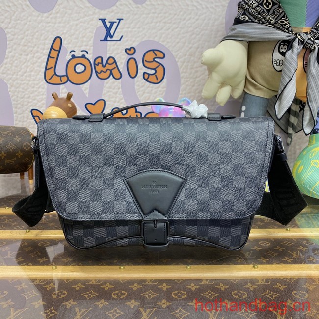 Louis Vuitton Damier Graphite coated canvas Messenger M46685 black