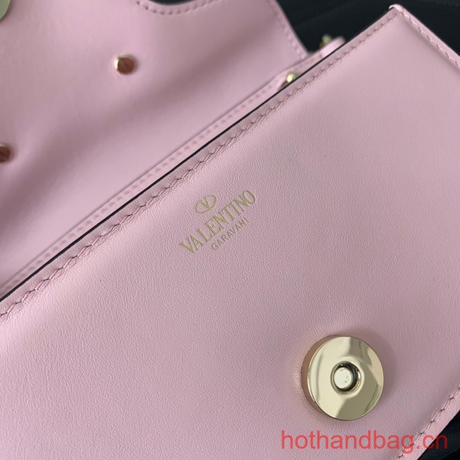 VALENTINO GARAVANI MINI LOCO Calf leather Shoulder Bag 1W2B0K pink