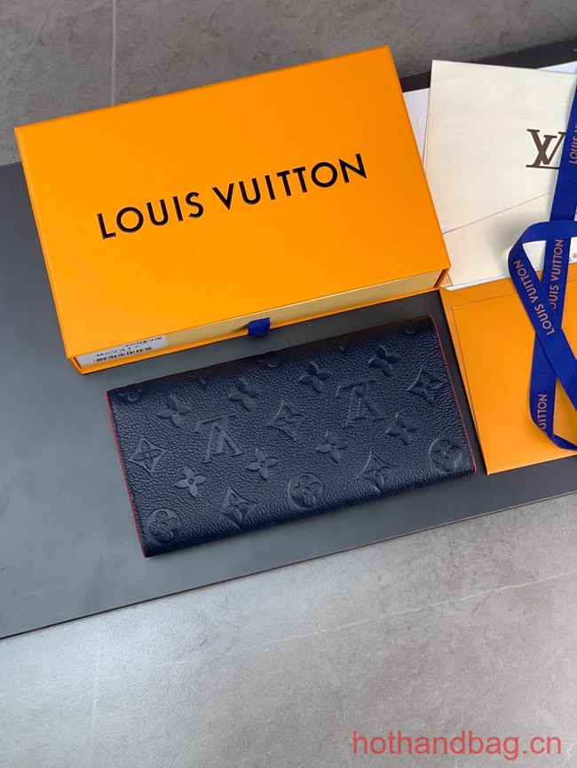 Louis Vuitton Emilie Wallet M69417 dark blue