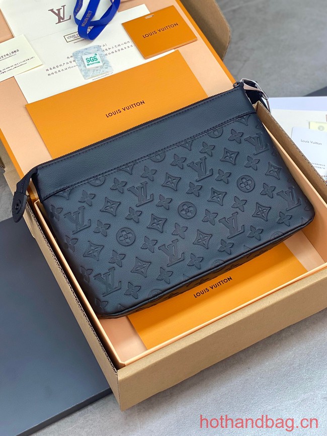 Louis Vuitton Pochette Voyage Souple M82545 black