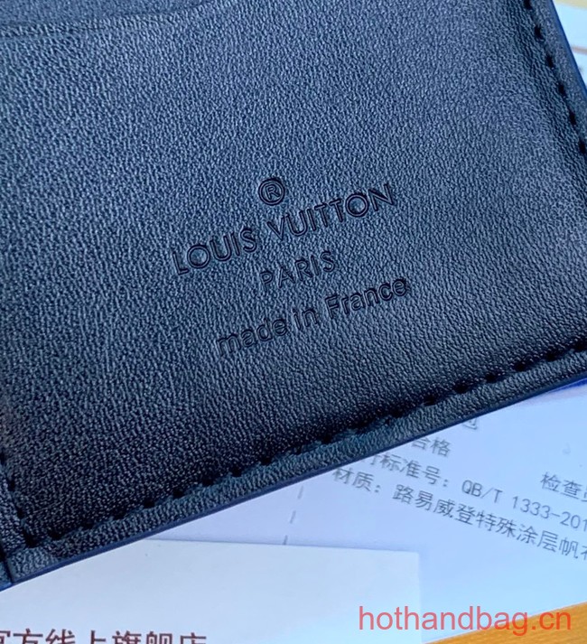 Louis Vuitton Pocket Organizer M82560 blue