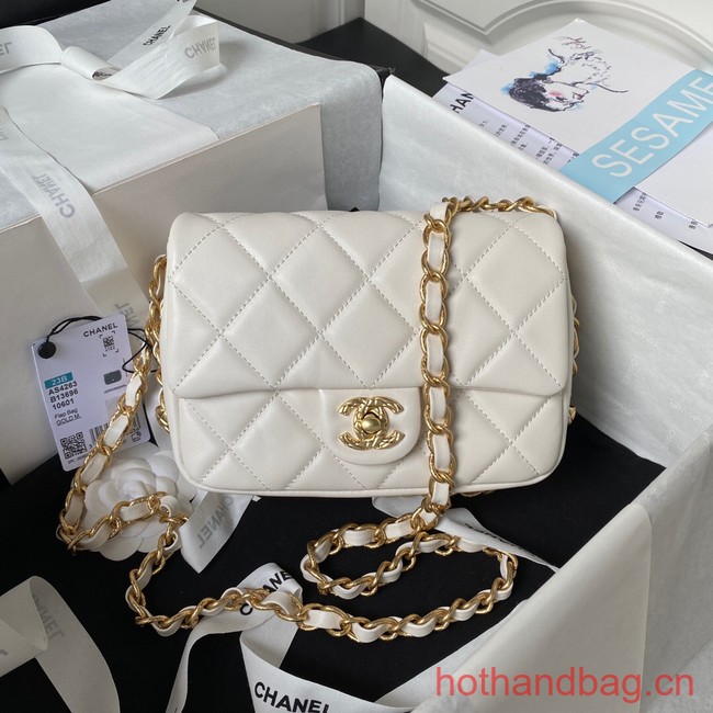 Chanel SMALL FLAP BAG AS4263 WHITE