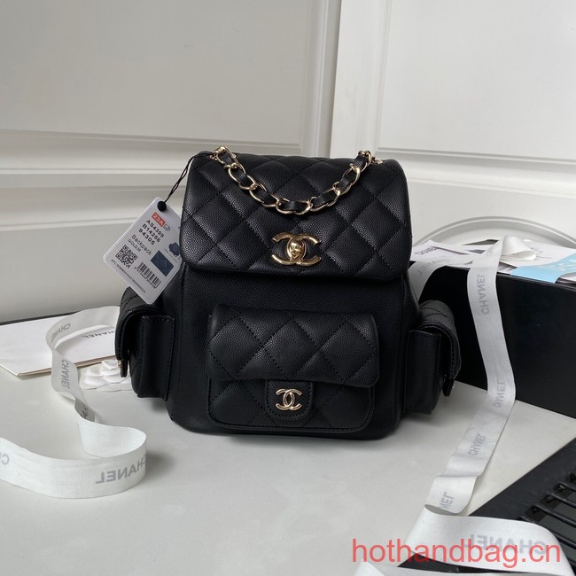 Chanel small BACKPACK AS4399 BLACK