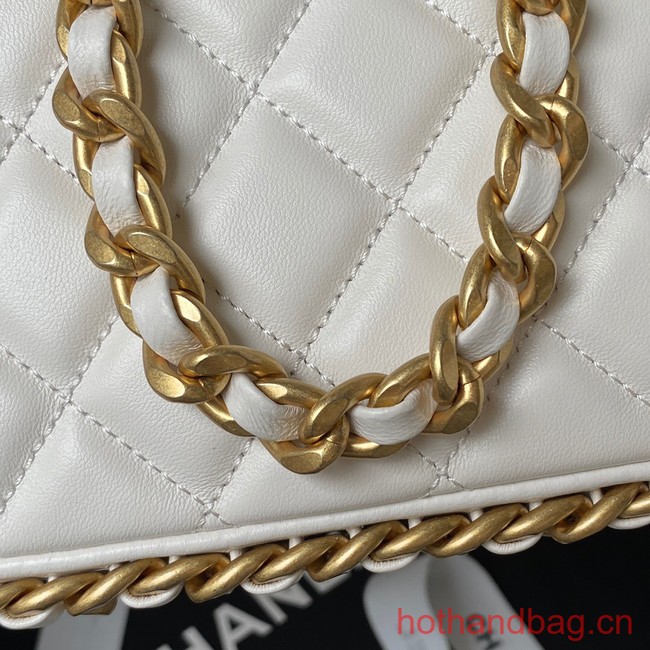 Chanel LARGE HOBO BAG AS4287 white