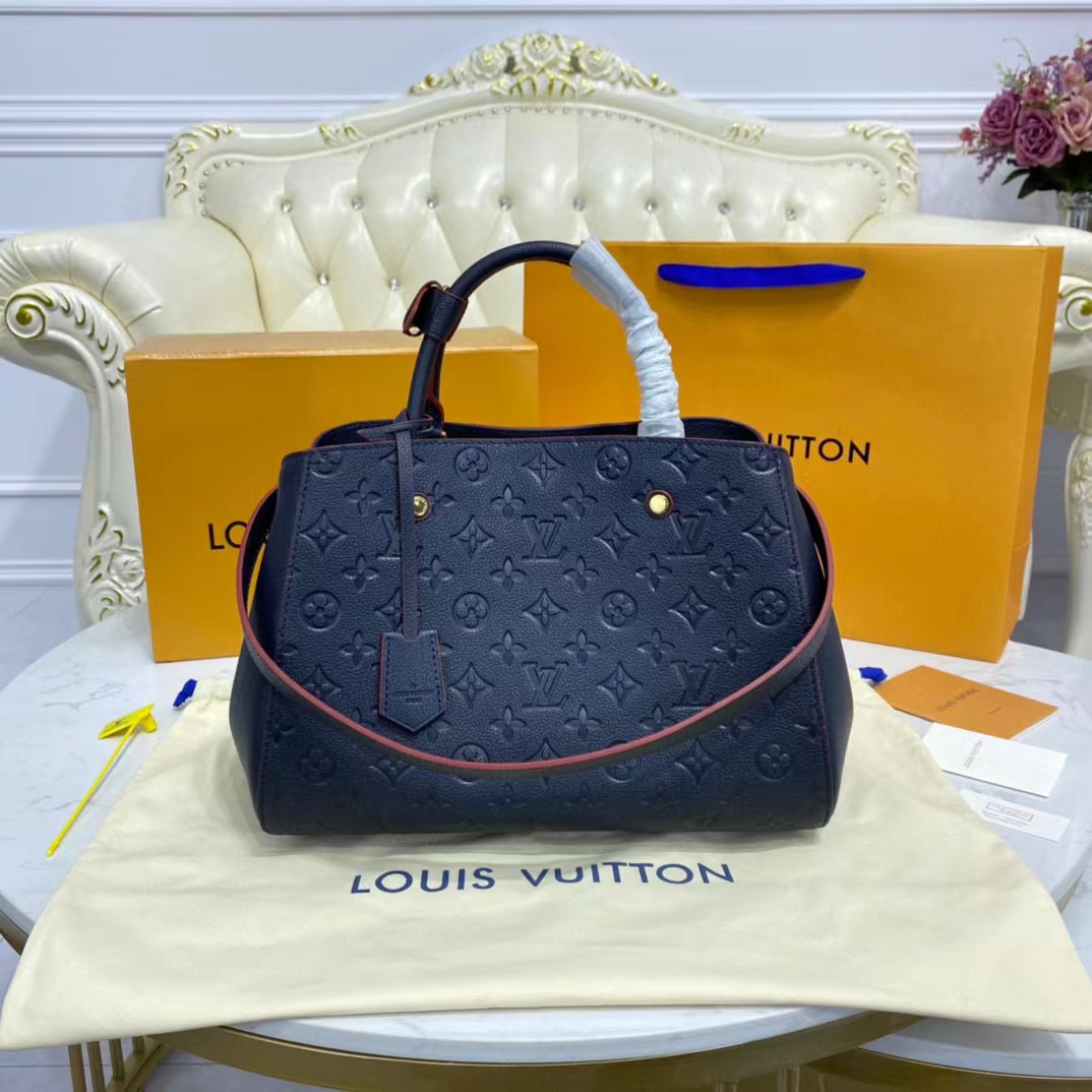 Louis vuitton original MONTAIGNE MM M44311 dark blue