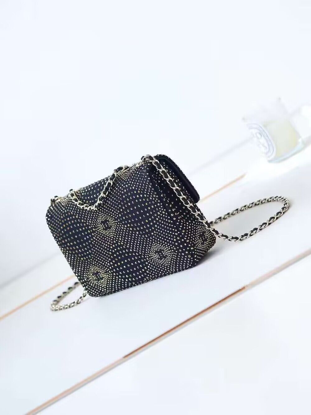 Chanel SMALL FLAP BAG AS3965 Diamond Grey