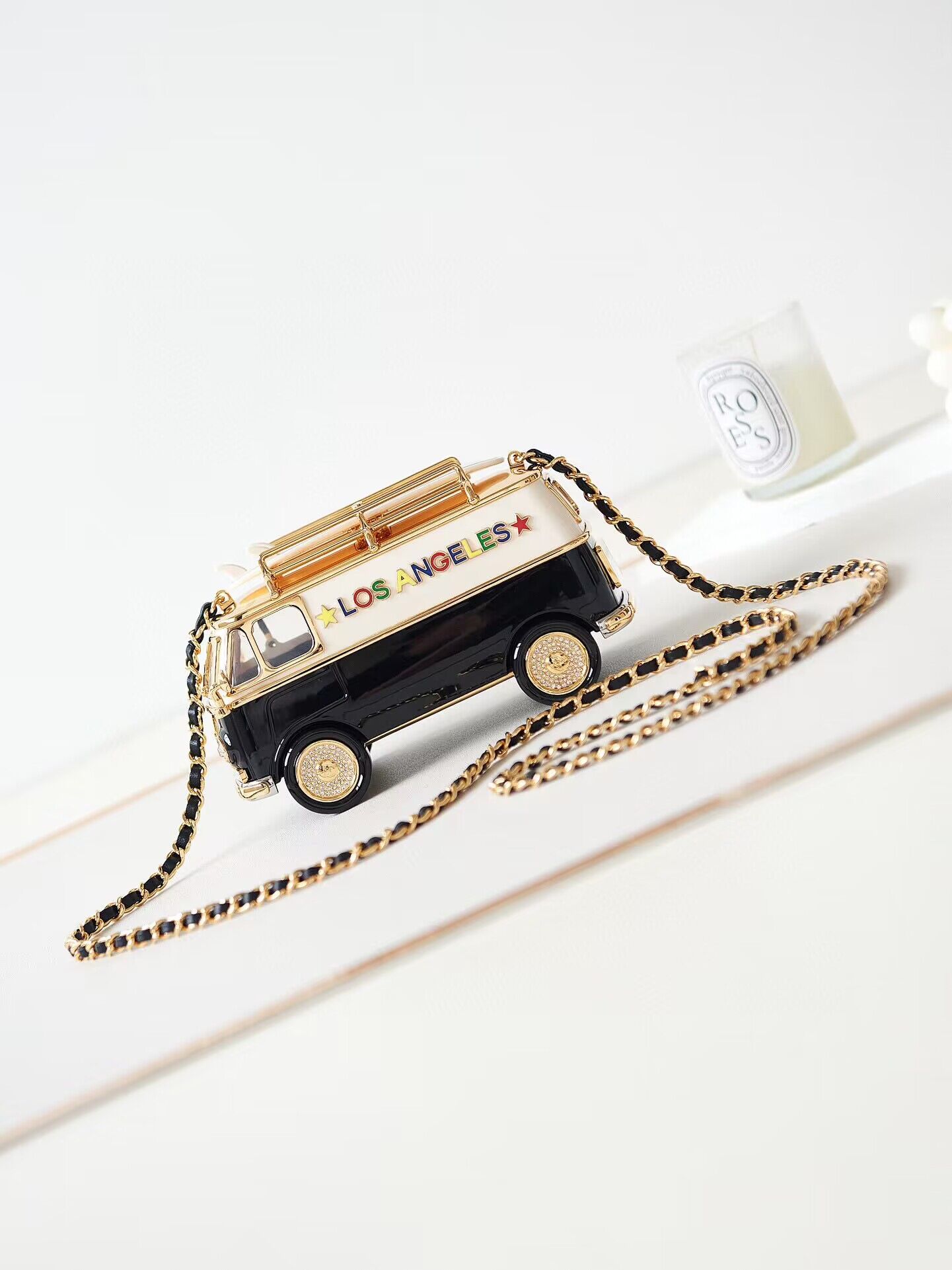 Chanel Mini Van Minaudiere Bag AS4590 Black