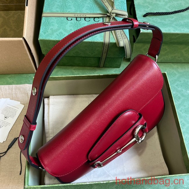 GUCCI HORSEBIT 1955 SMALL SHOULDER BAG 764155 Red