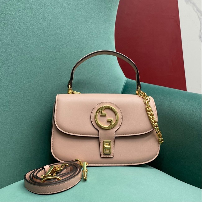 GUCCI BLONDIE SMALL TOP HANDLE BAG 735101 pink