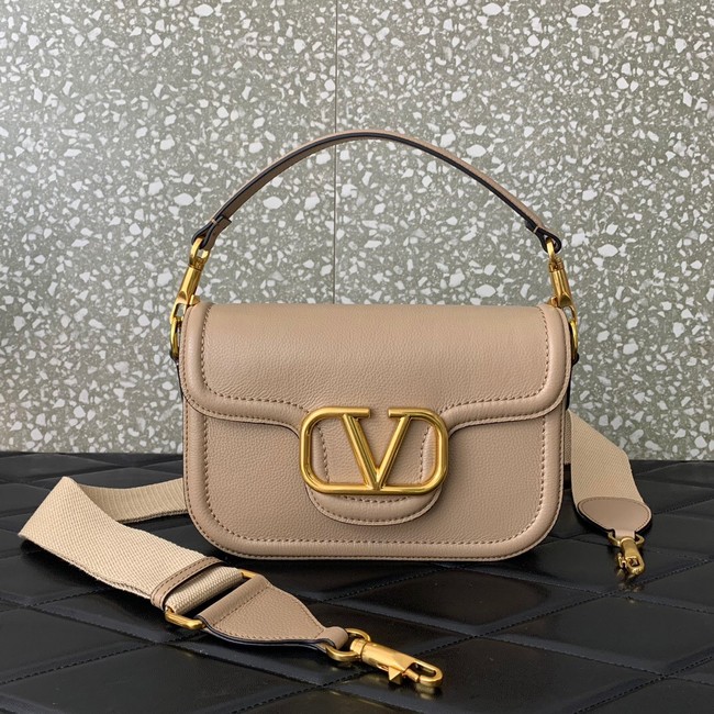 VALENTINO Loco calfskin leather bag B0M98 Cream