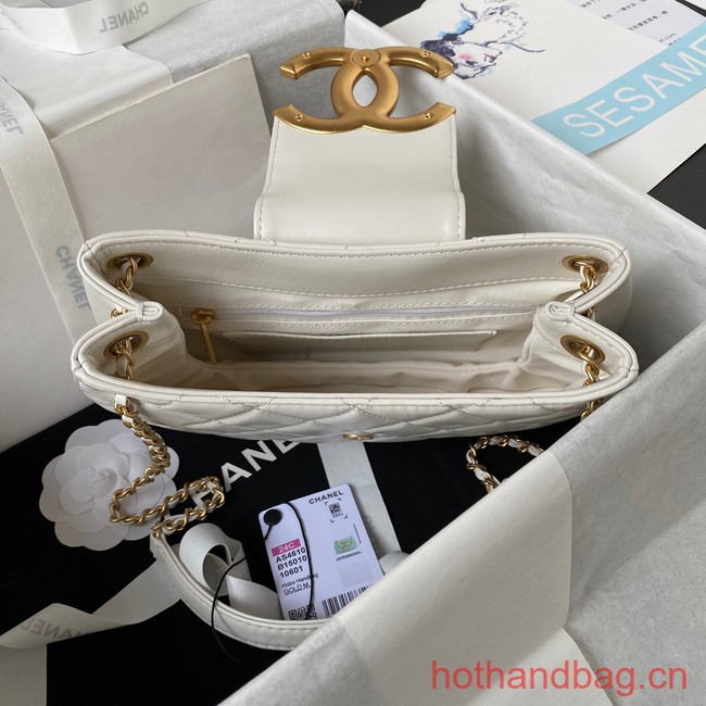 Chanel MESSENGER BAG AS4610 white