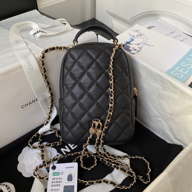 Chanel MINI BACKPACK AP3573 BLACK