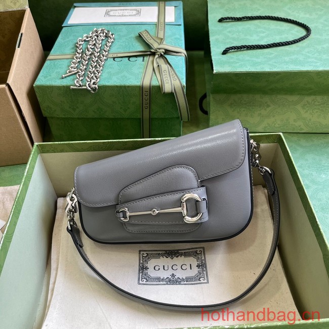 GUCCI HORSEBIT 1955 MINI SHOULDER BAG 774209 gray