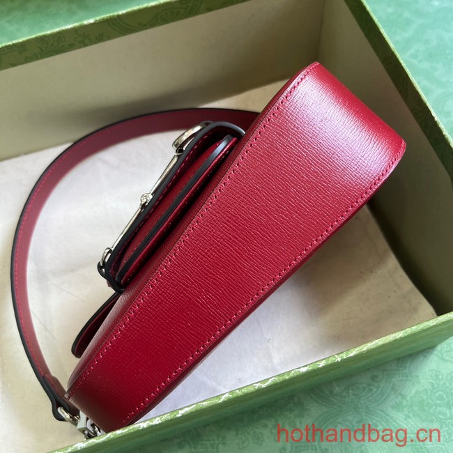 GUCCI HORSEBIT 1955 MINI SHOULDER BAG 774209 red