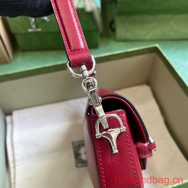 GUCCI HORSEBIT 1955 MINI SHOULDER BAG 774209 red