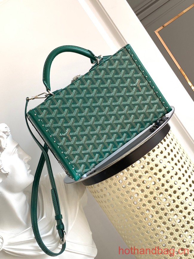 Goyard Calfskin Leather Tote Bag 20301 green